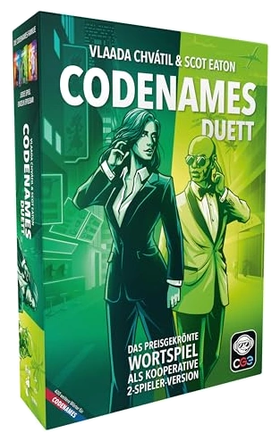 Alle Details zum Brettspiel Codenames: Duett und ähnlichen Spielen