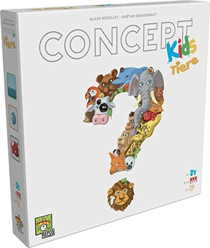 Alle Details zum Brettspiel Concept Kids: Tiere (Deutscher Kinderspielpreis 2019 Gewinner) und ähnlichen Spielen
