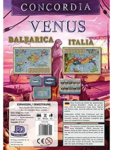 Alle Details zum Brettspiel Concordia Venus: Balearica / Italia und ähnlichen Spielen