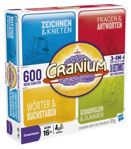 Alle Details zum Brettspiel Cranium und ähnlichen Spielen