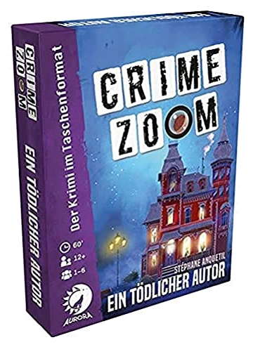 Alle Details zum Brettspiel Crime Zoom: Ein tödlicher Autor (3. Fall) und ähnlichen Spielen