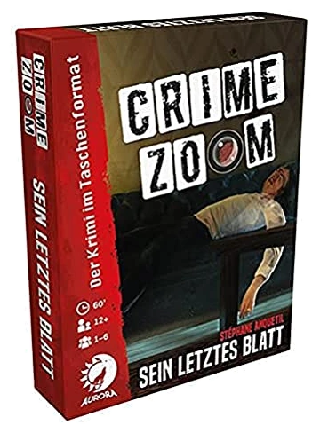 Alle Details zum Brettspiel Crime Zoom: Sein letztes Blatt (1. Fall) und ähnlichen Spielen