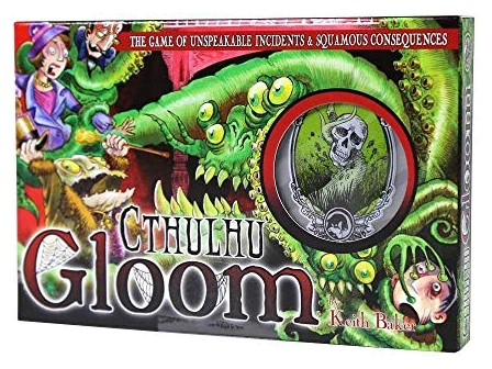 Alle Details zum Brettspiel Cthulhu Gloom und ähnlichen Spielen