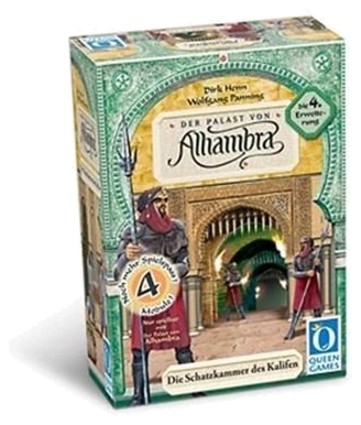 Alle Details zum Brettspiel Der Palast von Alhambra: Die Schatzkammer des Kalifen (4. Erweiterung) und ähnlichen Spielen