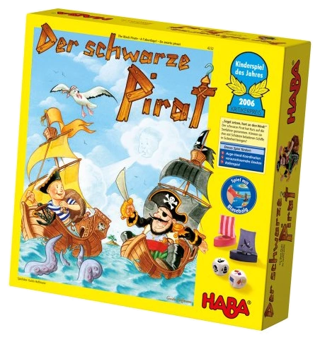 Alle Details zum Brettspiel Der schwarze Pirat (Kinderspiel des Jahres 2006) und ähnlichen Spielen