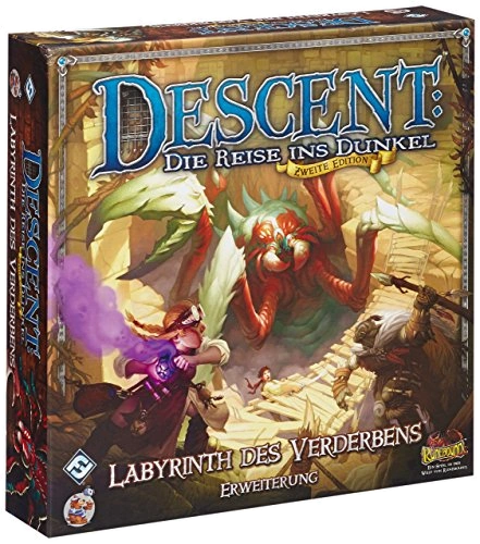 Alle Details zum Brettspiel Descent: Die Reise ins Dunkel – Labyrinth des Verderbens (Erweiterung) und ähnlichen Spielen