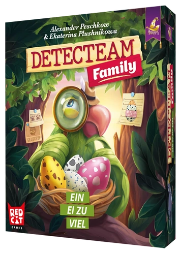 Alle Details zum Brettspiel Detecteam Family: Ein Ei zu viel und ähnlichen Spielen