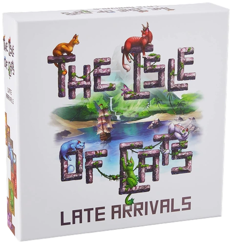 Alle Details zum Brettspiel Die Insel der Katzen: Nachzügler-Erweiterung und ähnlichen Spielen