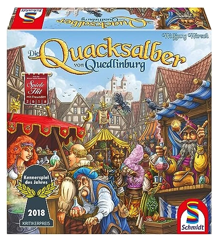 Alle Details zum Brettspiel Die Quacksalber von Quedlinburg (Kennerspiel 2018) und ähnlichen Spielen