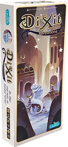Alle Details zum Brettspiel Dixit: Revelations (7. Erweiterung) und ähnlichen Spielen