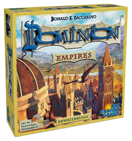 Alle Details zum Brettspiel Dominion: Empires (7. Erweiterung) und ähnlichen Spielen
