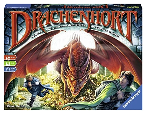Alle Details zum Brettspiel Drachenhort - Heimlich und unerkannt dem Drachen die Juwelen stehlen und ähnlichen Spielen