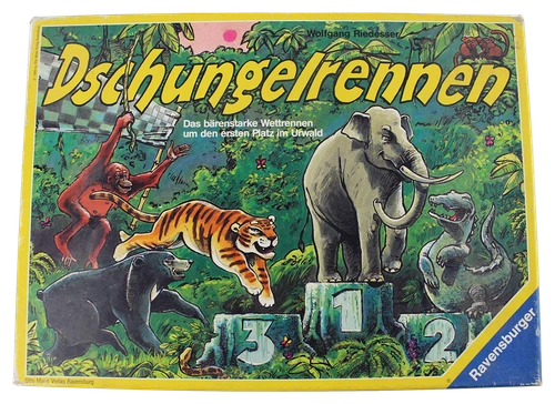 Alle Details zum Brettspiel Dschungelrennen - Das bärenstarke Wettrennen und ähnlichen Spielen