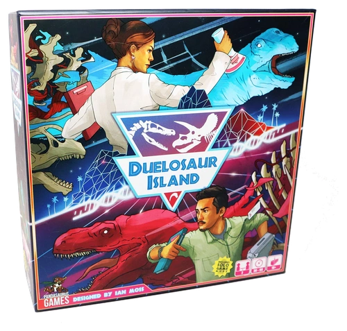 Alle Details zum Brettspiel Duelosaur Island und ähnlichen Spielen