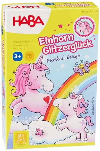 Alle Details zum Brettspiel Einhorn Glitzerglück: Funkel-Bingo und ähnlichen Spielen