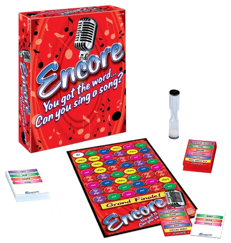 Alle Details zum Brettspiel Encore - You got the word... Can you sing a song? und ähnlichen Spielen