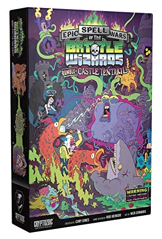 Alle Details zum Brettspiel Epic Spell Wars of the Battle Wizards: Rumble at Castle Tentakill und ähnlichen Spielen