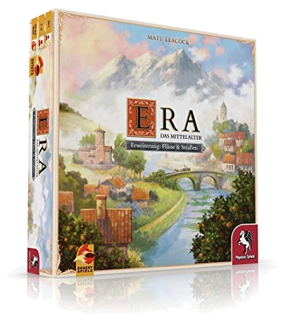 Alle Details zum Brettspiel ERA: Das Mittelalter – Flüsse & Straßen (Erweiterung) und ähnlichen Spielen