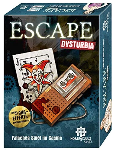 Alle Details zum Brettspiel ESCAPE Dysturbia: Falsches Spiel im Casino und ähnlichen Spielen
