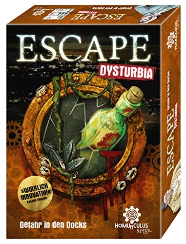 Alle Details zum Brettspiel ESCAPE Dysturbia: Gefahr in den Docks und ähnlichen Spielen