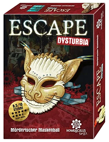 Alle Details zum Brettspiel ESCAPE Dysturbia: Mörderischer Maskenball und ähnlichen Spielen