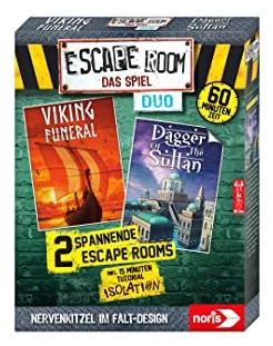 Alle Details zum Brettspiel Escape Room: Das Spiel Duo 3 - Viking Funeral & Dagger of the Sultan und ähnlichen Spielen