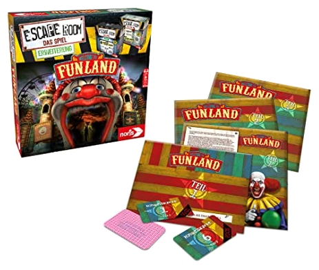 Alle Details zum Brettspiel Escape Room: Das Spiel – Welcome to Funland (Erweiterung) und ähnlichen Spielen