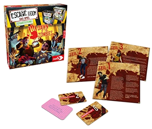 Alle Details zum Brettspiel Escape Room: The Game – Dawn of the Zombies (Erweiterung) und ähnlichen Spielen