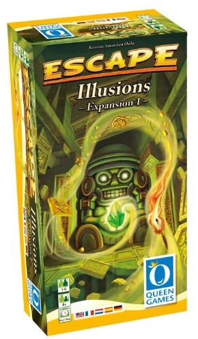 Alle Details zum Brettspiel Escape: The Curse of the Temple – Illusions (1. Erweiterung) und ähnlichen Spielen