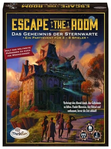 Alle Details zum Brettspiel Escape the Room: Das Geheimnis der Sternwarte und ähnlichen Spielen