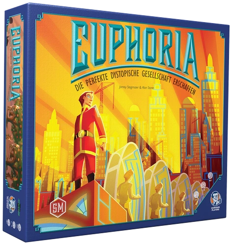 Alle Details zum Brettspiel Euphoria: Die perfekte dystopische Gesellschaft erschaffen und ähnlichen Spielen