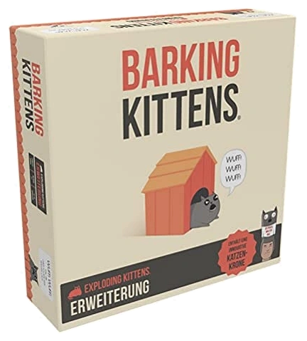 Alle Details zum Brettspiel Exploding Kittens: Barking Kittens (3. Erweiterung) und ähnlichen Spielen