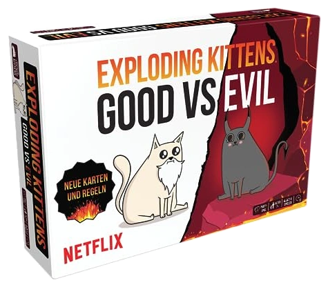 Alle Details zum Brettspiel Exploding Kittens: Good Vs Evil und ähnlichen Spielen