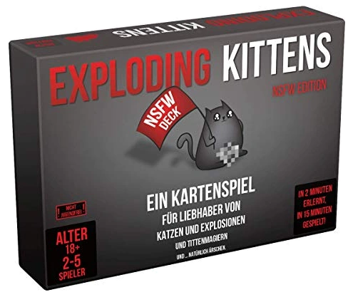 Alle Details zum Brettspiel Exploding Kittens: NSFW Edition und ähnlichen Spielen