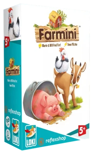 Alle Details zum Brettspiel Farmini und ähnlichen Spielen