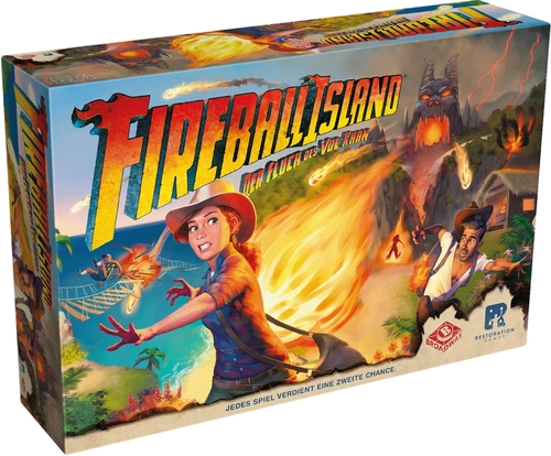 Alle Details zum Brettspiel Fireball Island: Der Fluch des Vul-Khan und ähnlichen Spielen