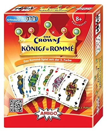 Alle Details zum Brettspiel Five Crowns: Königsrommé und ähnlichen Spielen