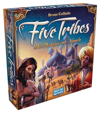 Alle Details zum Brettspiel Five Tribes: Die Dschinn von Naqala und ähnlichen Spielen