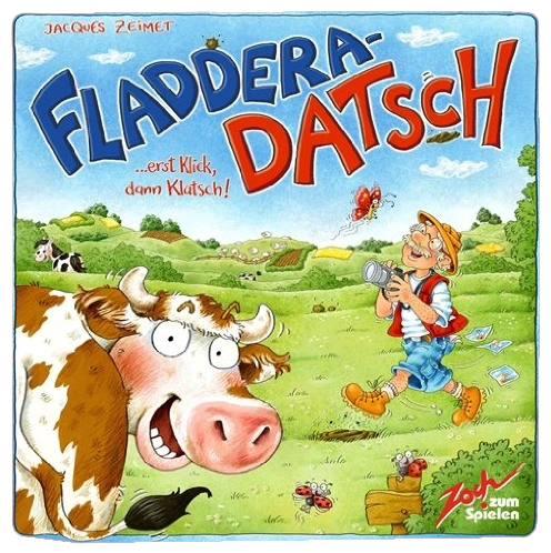 Alle Details zum Brettspiel Fladderadatsch und ähnlichen Spielen