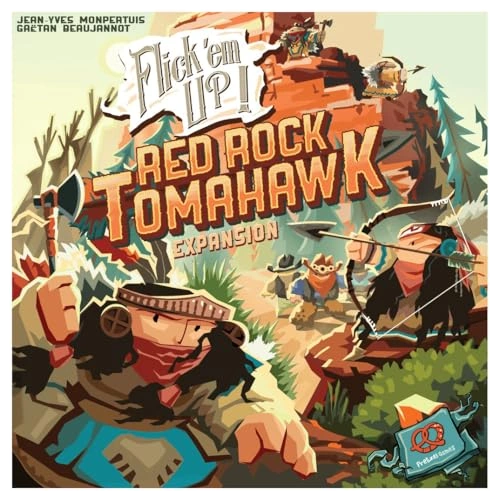 Alle Details zum Brettspiel Flick 'em Up!: Red Rock Tomahawk (Erweiterung) und ähnlichen Spielen