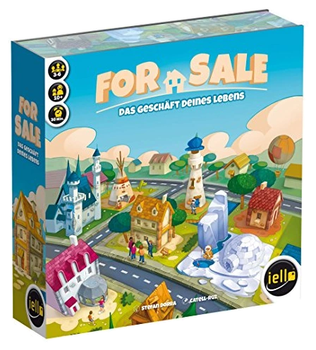 Alle Details zum Brettspiel For Sale - Das Geschäft Deines Lebens und ähnlichen Spielen