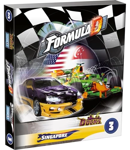 Alle Details zum Brettspiel Formula D: Circuits – Singapore & The Docks (3. Erweiterung) und ähnlichen Spielen