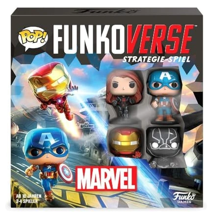 Alle Details zum Brettspiel Funkoverse Strategie-Spiel: Marvel 100 und ähnlichen Spielen