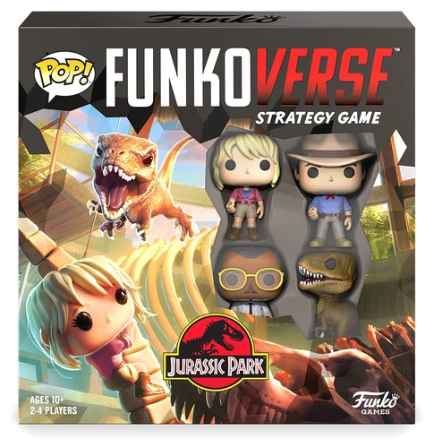 Alle Details zum Brettspiel Funkoverse Strategy Game: Jurassic Park 101 und ähnlichen Spielen