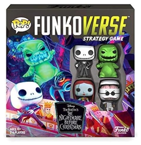 Alle Details zum Brettspiel Funkoverse Strategy Game: Tim Burton's The Nightmare Before Christmas und ähnlichen Spielen