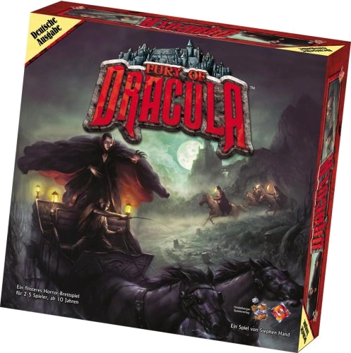 Alle Details zum Brettspiel Fury of Dracula und ähnlichen Spielen