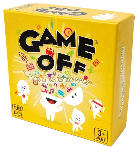 Alle Details zum Brettspiel Game Off und ähnlichen Spielen