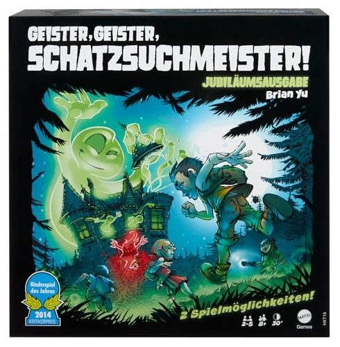 Alle Details zum Brettspiel Geister, Geister, Schatzsuchmeister! Jubiläumsausgabe und ähnlichen Spielen