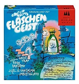 Alle Details zum Brettspiel Geistertreppe: Flaschengeist (5 & 6 Spieler Erweiterung) und ähnlichen Spielen