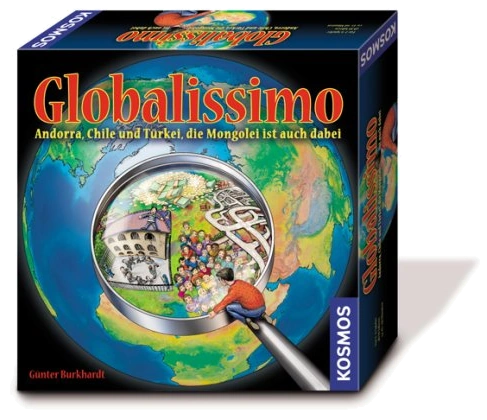 Alle Details zum Brettspiel Globalissimo - Andorra, Chile und Türkei, die Mongolei ist auch dabei und ähnlichen Spielen